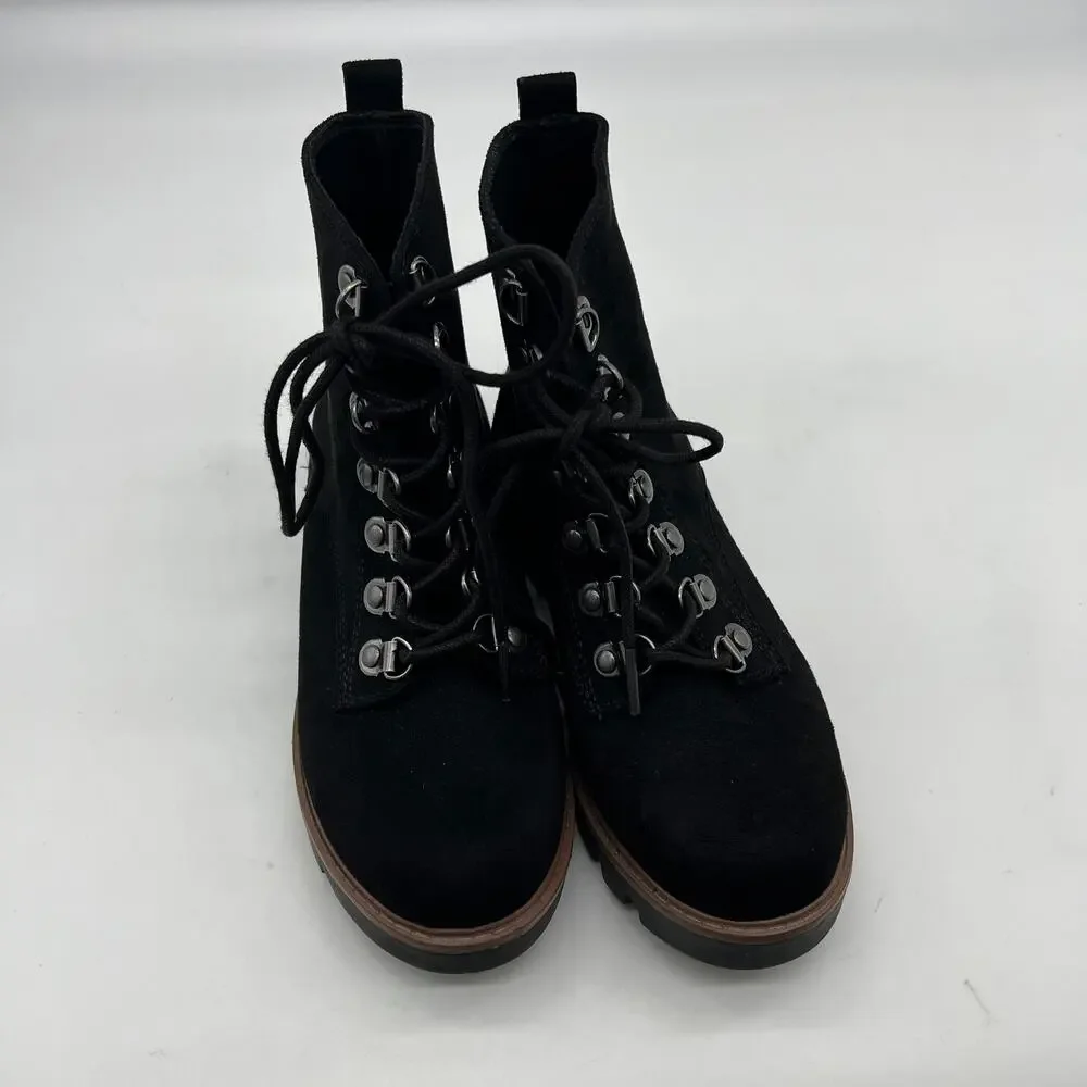 Cliffs by White Mountain Lace Up Boots Black Size 5.5